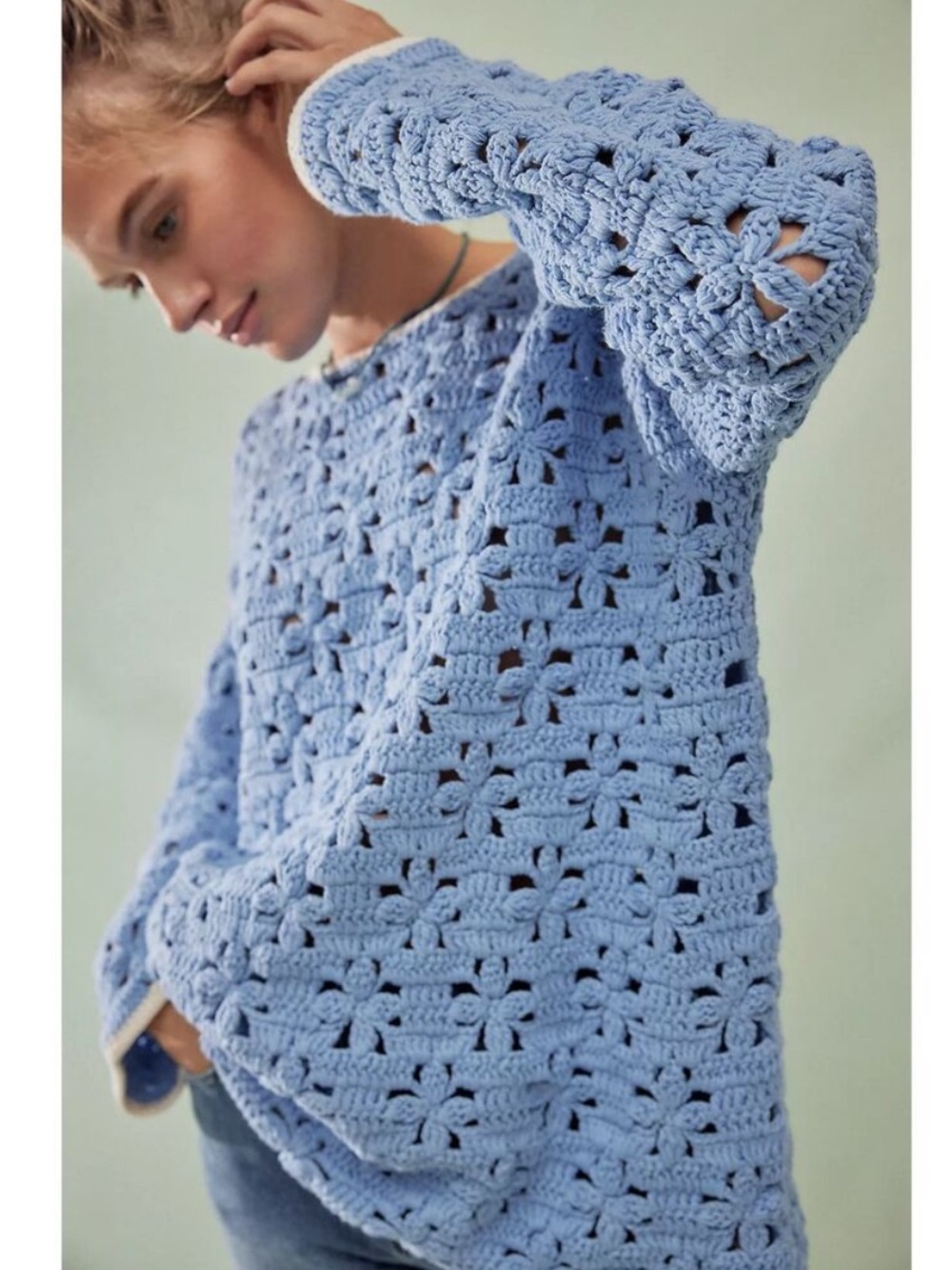 Free People Rue Crochet Tunic